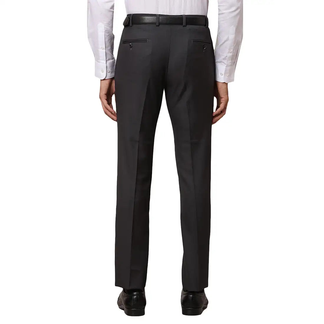 Men Super Slim Fit Blue Trouser