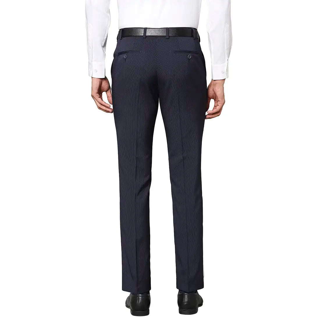 Men Slim Fit Dark Grey Trouser