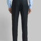 Men Black Super Slim Fit Checks Small Polyester Blend Trouser
