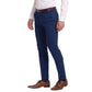Men Super Slim Fit Blue Chinos & Trouser