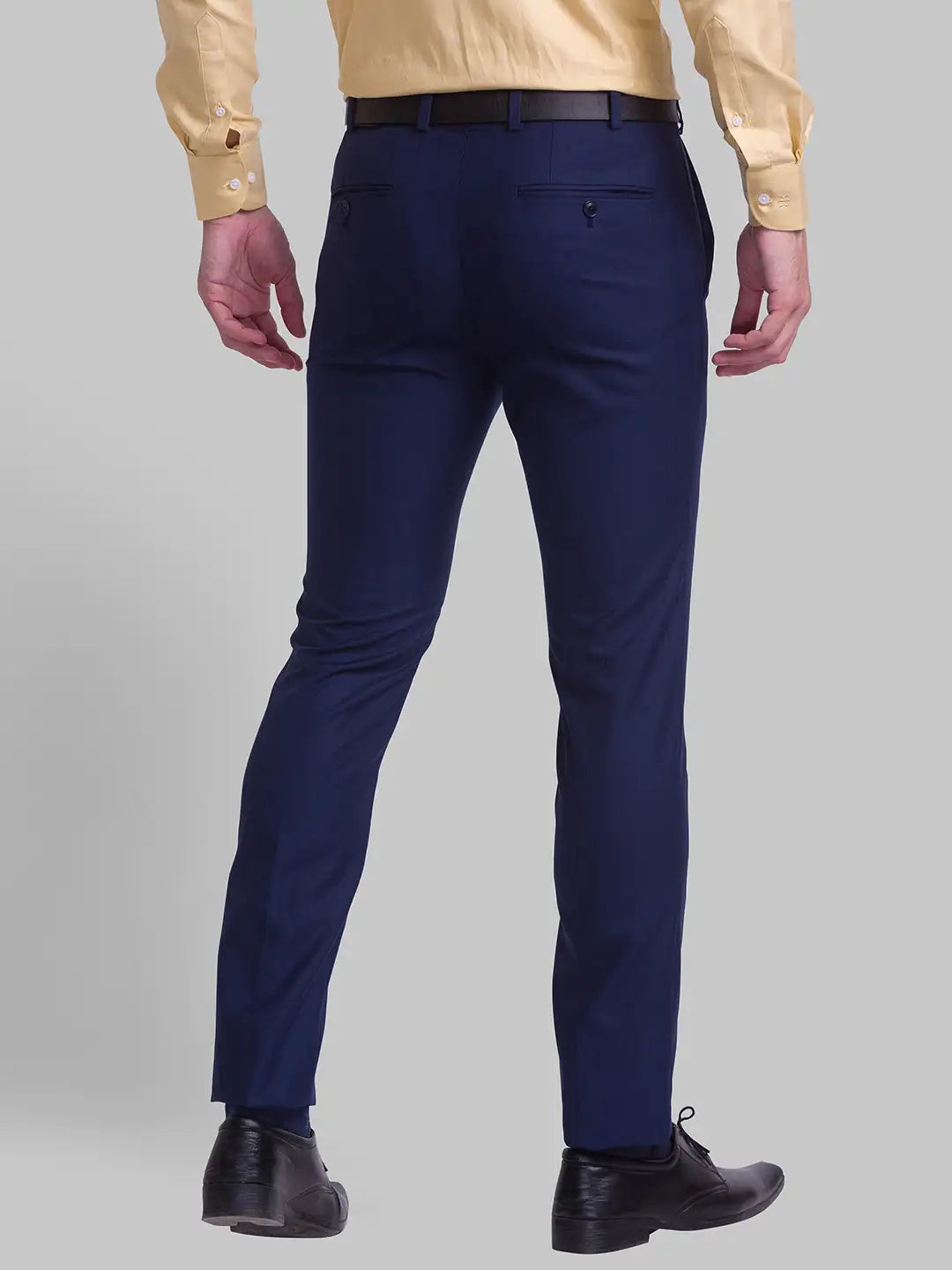 Men Super Slim Fit Green Chinos & Trouser