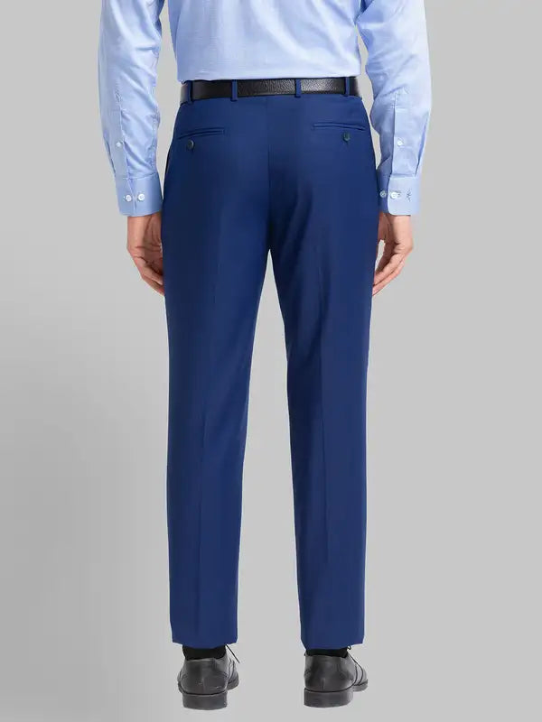 Men Slim Fit Grey Trouser