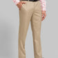 Men Slim Fit Light Grey Trouser