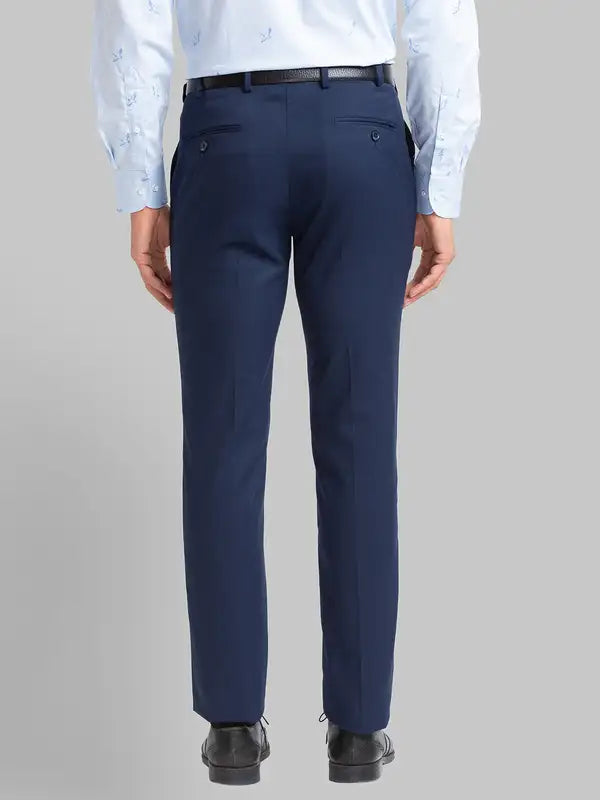 Men Super Slim Fit Grey Trouser