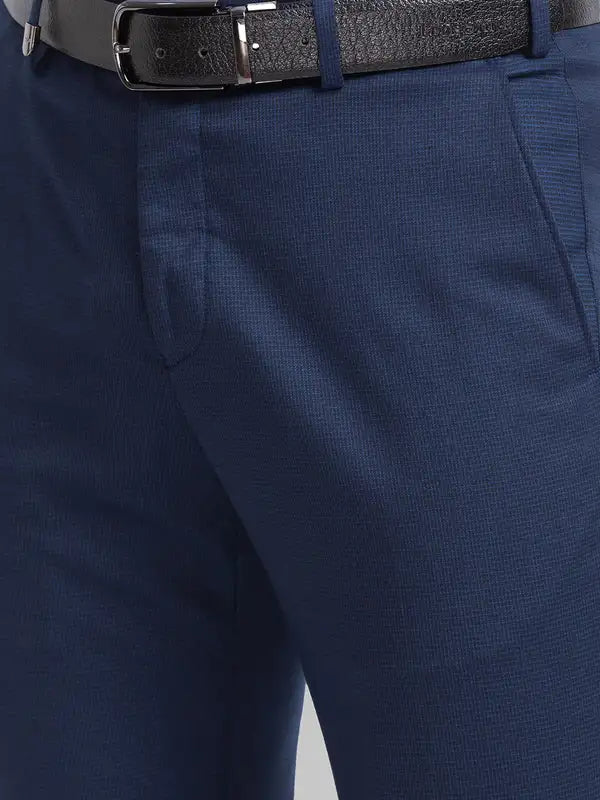 Men Super Slim Fit Grey Trouser