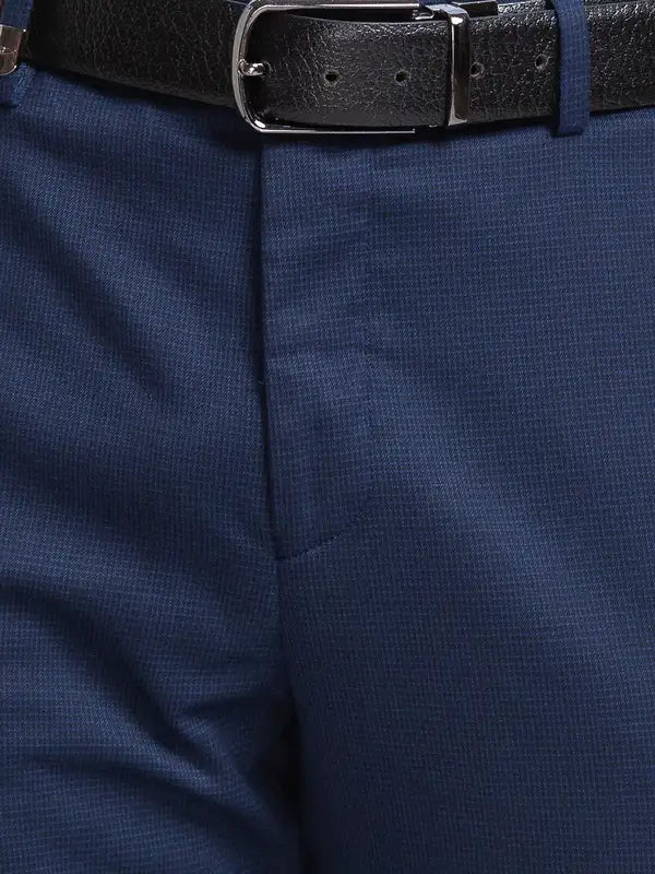 Men Super Slim Fit Grey Trouser