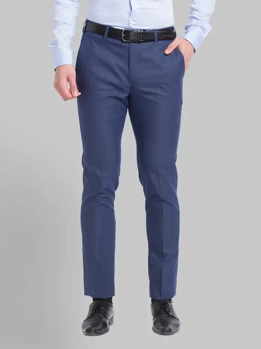 Men Super Slim Fit Fawn Trouser