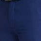 Men Grey Super Slim Fit Structure Polyester Blend   Trouser