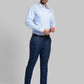 Men Super Slim Fit Blue Trouser
