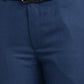 Men Super Slim Fit Blue Trouser
