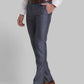 Men Super Slim Fit Grey Trouser