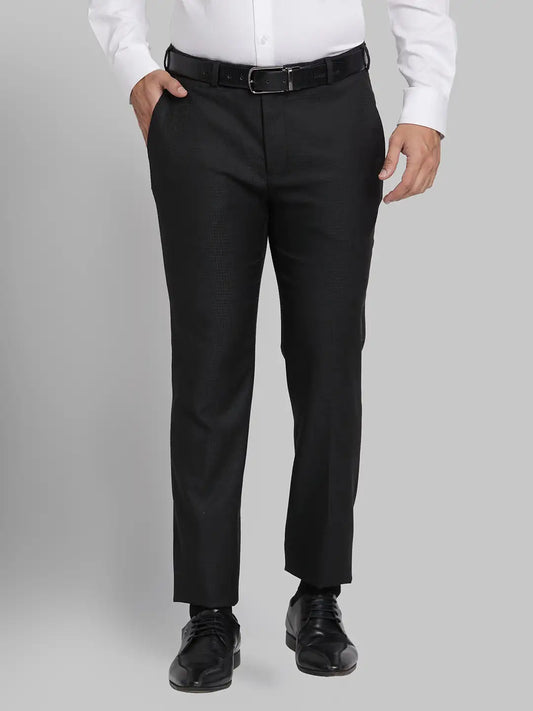 Men Super Slim Fit Grey Trouser