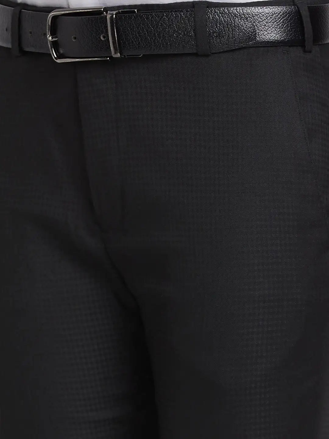 Men Super Slim Fit Grey Trouser