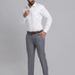 Men Super Slim Fit Grey Trouser