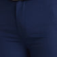 Men Super Slim Fit Blue Trouser