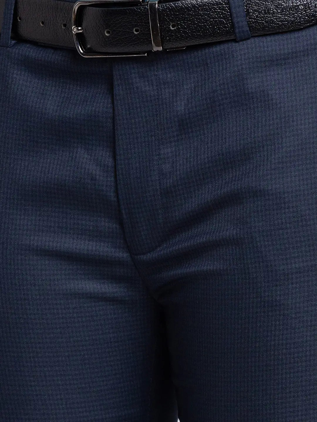 Men Super Slim Fit Grey Trouser