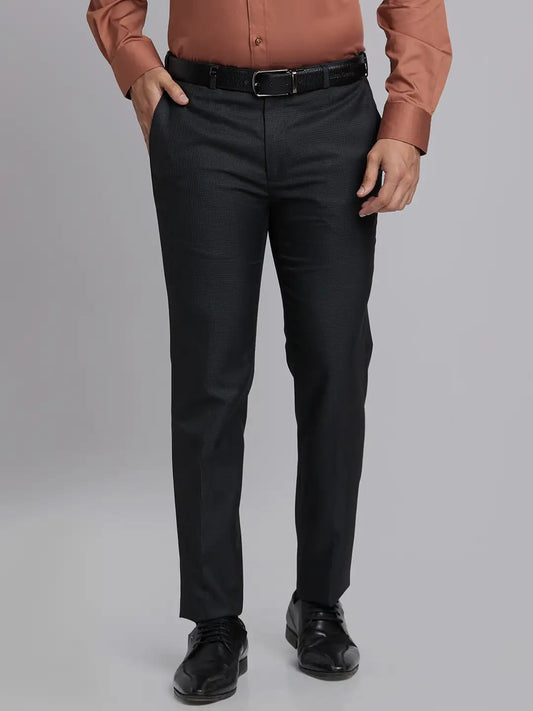 Men Super Slim Fit Violet Trouser