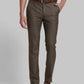 Men Super Slim Fit Brown Trouser