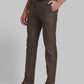 Men Super Slim Fit Brown Trouser