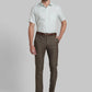 Men Super Slim Fit Brown Trouser