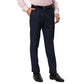 Men Grey Slim Fit Structure Polyester Blend   Trouser