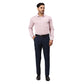 Men Grey Slim Fit Structure Polyester Blend   Trouser