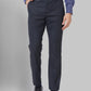 Men Grey Super Slim Fit Structure Polyester Blend Trouser