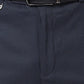 Men Grey Super Slim Fit Structure Polyester Blend Trouser