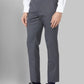 Men Black Super Slim Fit Structure Polyester Blend Trouser