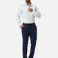 Park Avenue Slim Fit Solid Fancy Blue Trouser