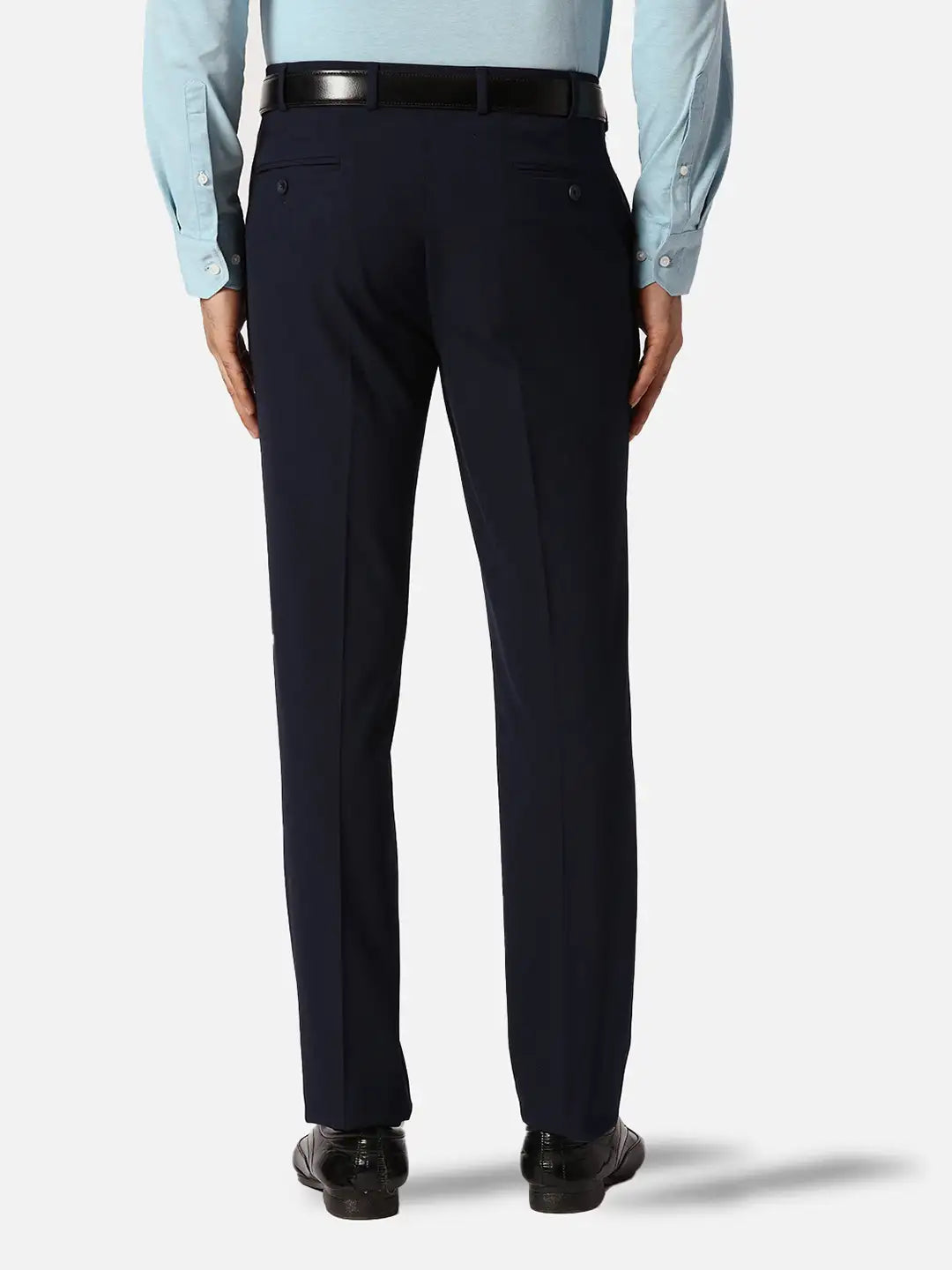 Park Avenue Slim Fit Solid Dark Khaki Trouser