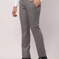 Park Avenue Men Black Structure Slim Fit Terelyen Blend Trouser