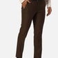 Park Avenue Slim Fit Self Design Dark Blue Trouser