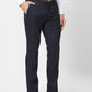 Park Avenue Men Grey Structure Super Slim Fit Polyester Blend Trouser