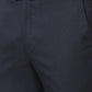 Park Avenue Men Grey Structure Super Slim Fit Polyester Blend Trouser