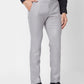 Park Avenue Men Blue Plain Super Slim Fit Polyester Blend Trouser