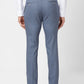Park Avenue Men Grey Structure Smart Fit Polyester Blend Trouser