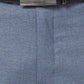 Park Avenue Men Grey Structure Smart Fit Polyester Blend Trouser