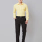 Men Blue Smart Fit Plain Polyester Blend Trouser