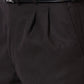 Men Blue Smart Fit Plain Polyester Blend Trouser