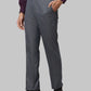 Men Regular Fit Dark Blue Trouser