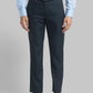 Men Regular Fit Medium Blue Trouser