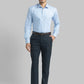 Men Regular Fit Medium Blue Trouser