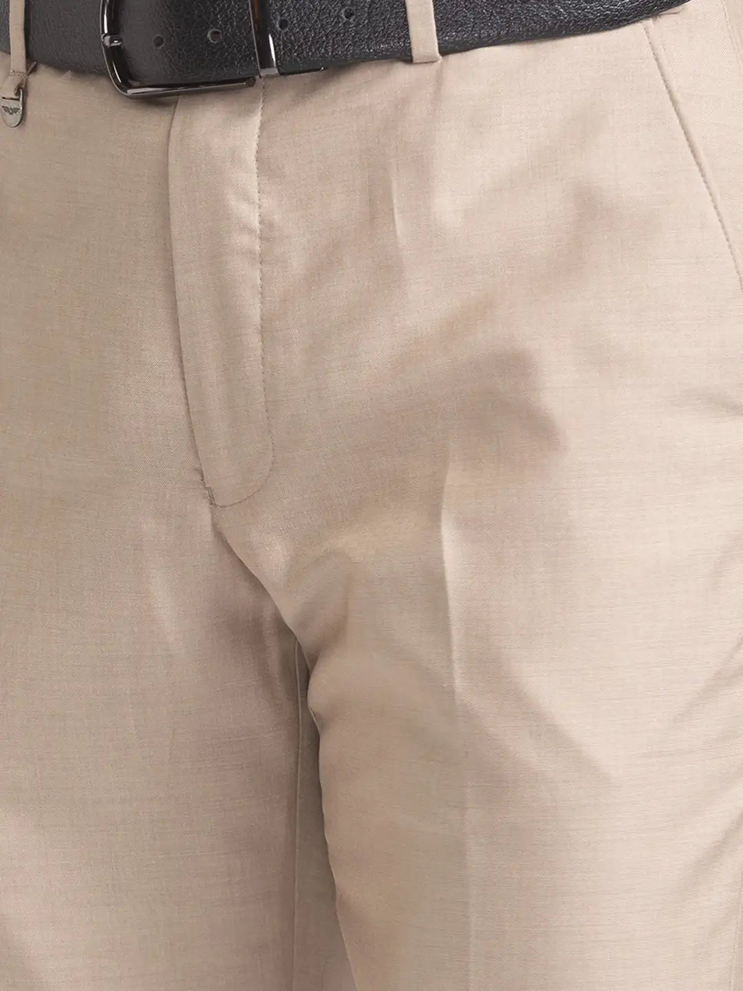 Men Regular Fit Medium Grey Trouser