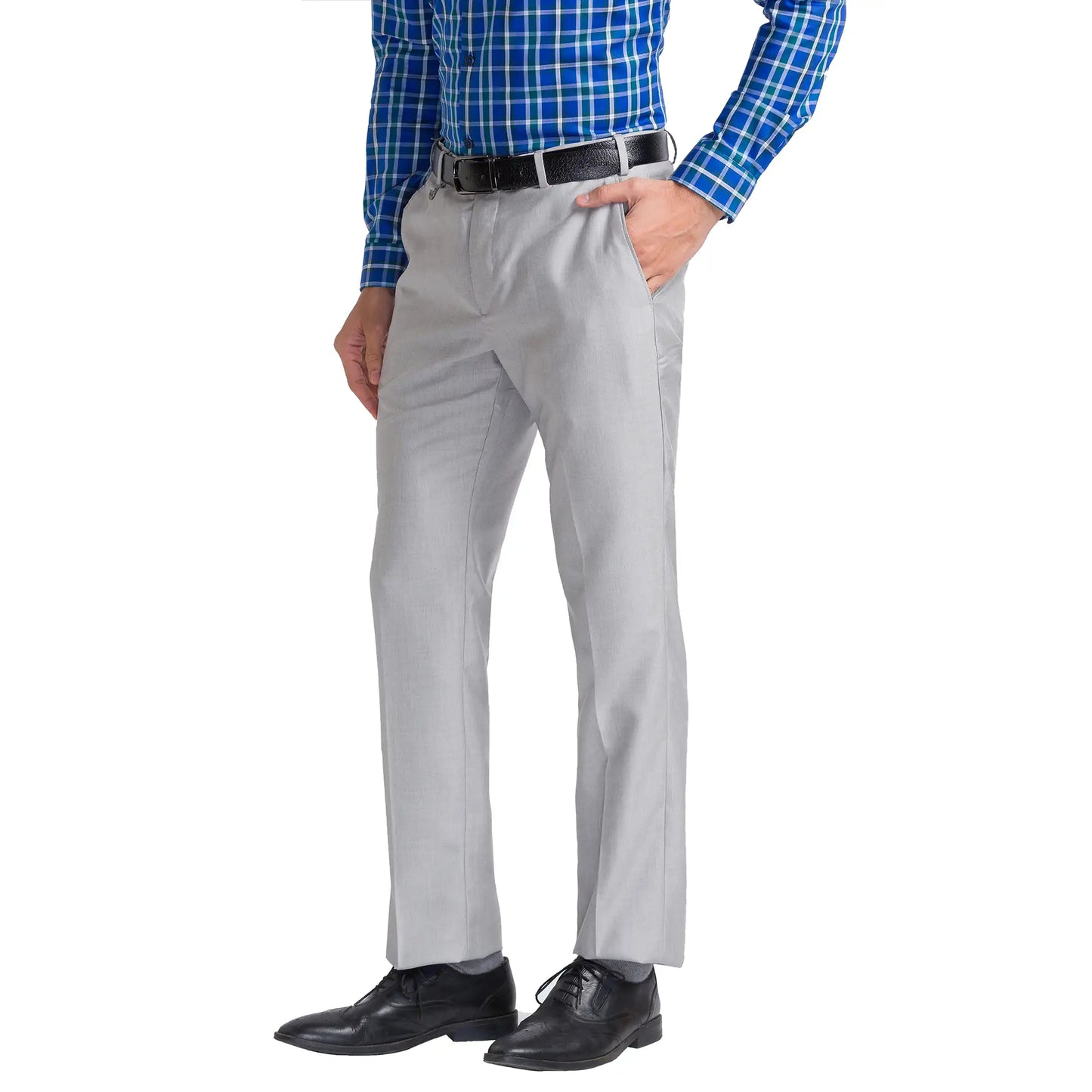 Men Slim Fit Blue Shirt