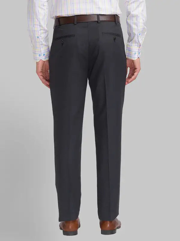 Men Super Slim Fit Blue Trouser