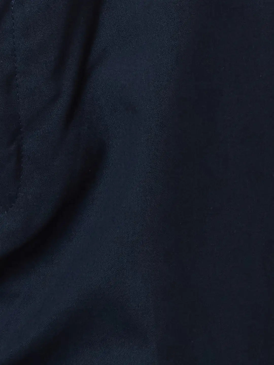 Men Brown Smart Fit Structure Polyester Blend Trouser