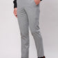 Men Grey Neo Fit Twill Polyester Blend Trouser