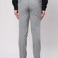 Men Grey Neo Fit Twill Polyester Blend Trouser