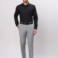 Men Grey Neo Fit Twill Polyester Blend Trouser